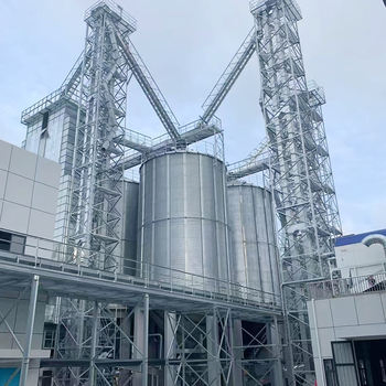 Granular Powder Material Temporary Storage Tank Discharges Materials Efficiently