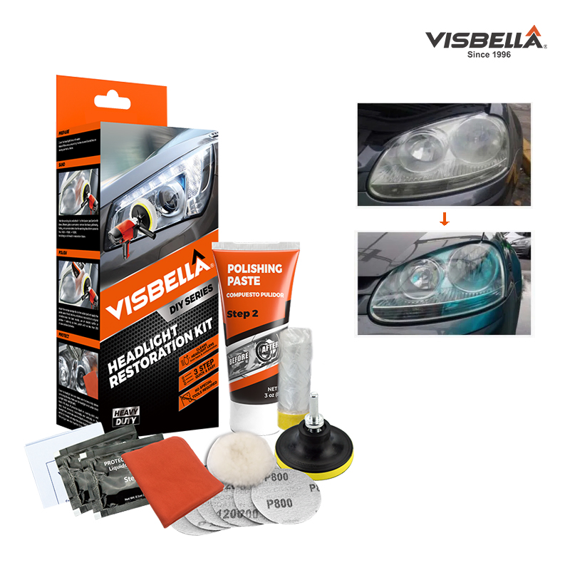 Visbella DIY Headlight Restoration Kit Polishing by Manul