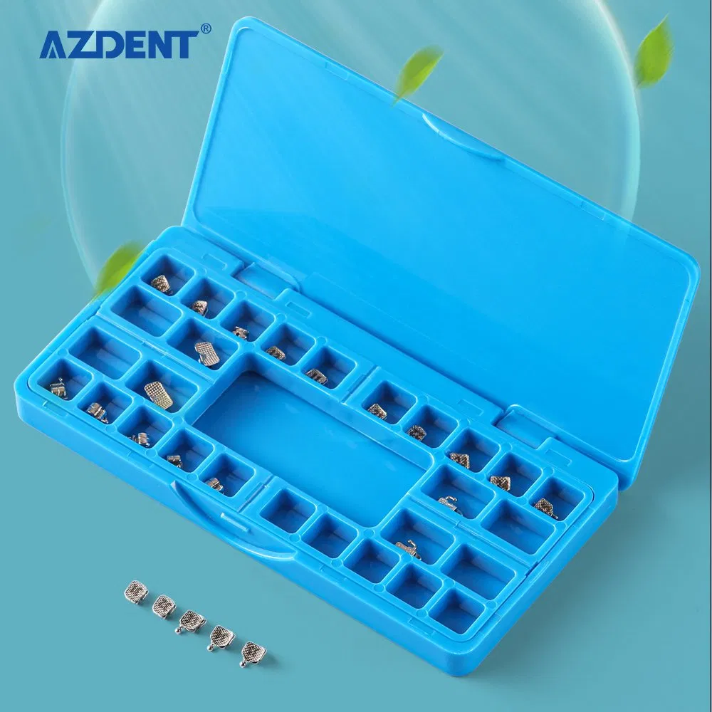 Dental Half Spherical Self Ligating Roth 022 Orthodontic Brackets with Buccal Tubes