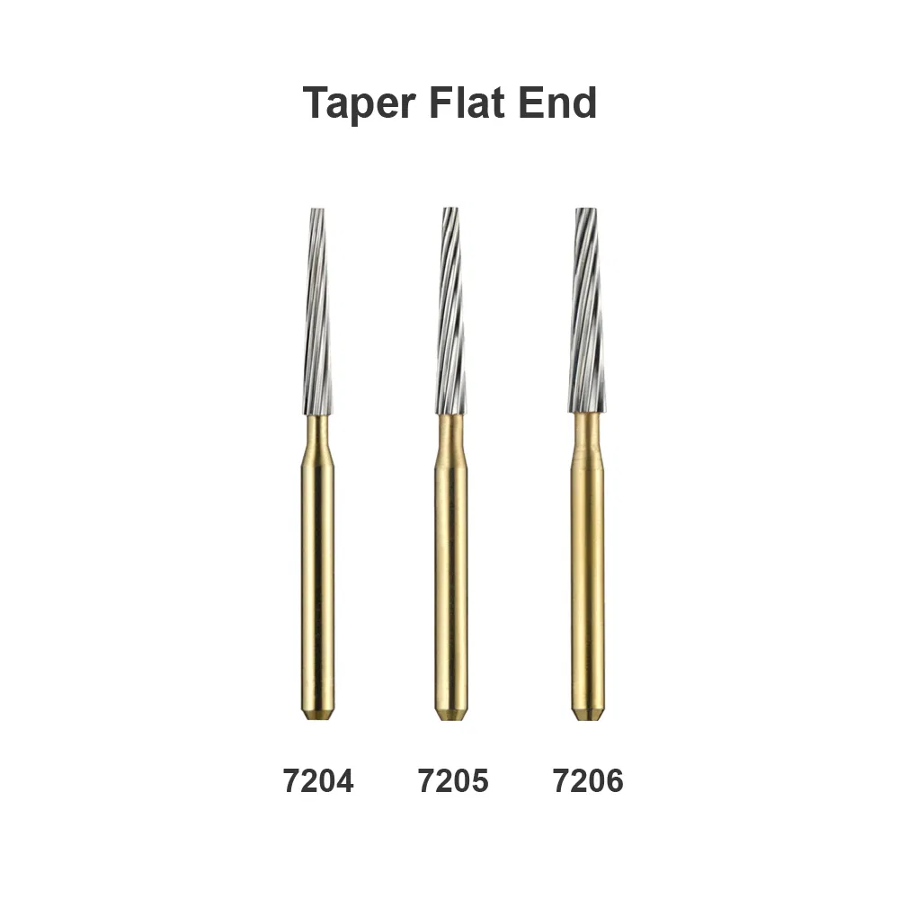 FG-7204# Trimming and Finishing Long Taper Bur Dental Carbide Burr