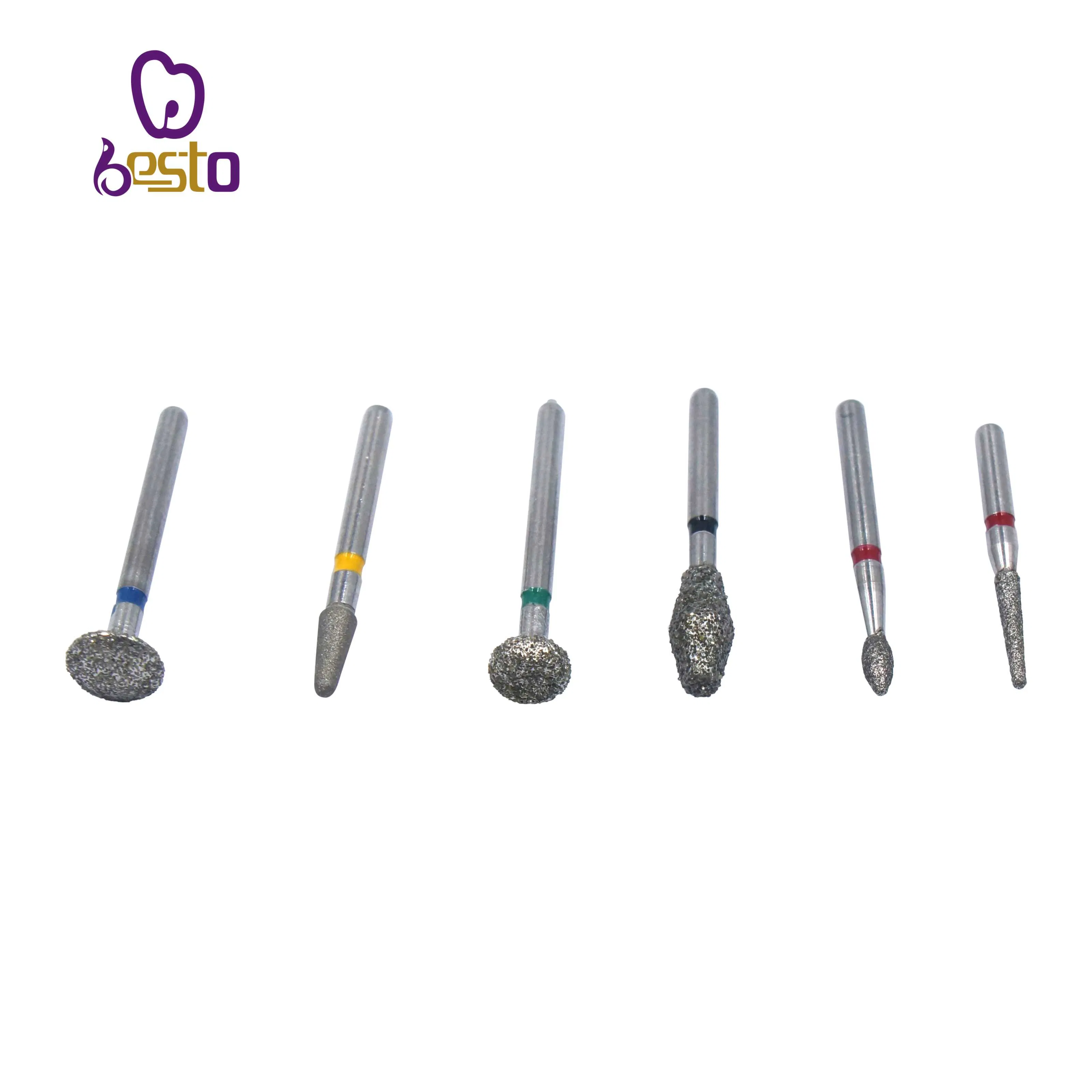 Dental Burs High Speed Diamond Kit Diamond Bur Fg Handpiece Turbine Set Dental Burs