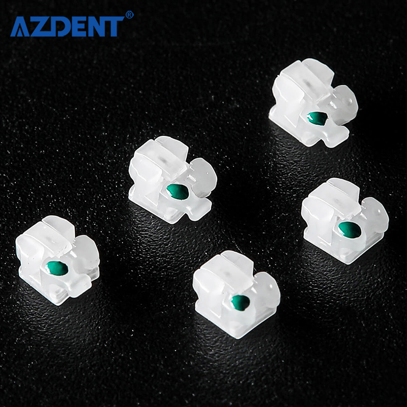 Azdent Dental SL Clear Roth 022 Teeth Brace Self-Ligating Orthodontic Ceramic Brackets