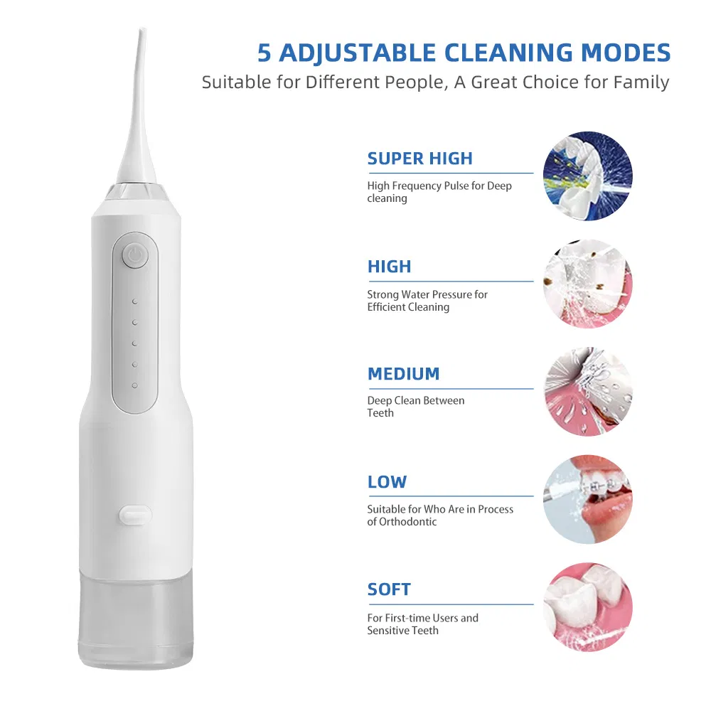 Wholesale Household Portable Electric Wireless Cordless Water Flosser Teeth Whitening Kit Oral Irrigator Teeth Cleaner
