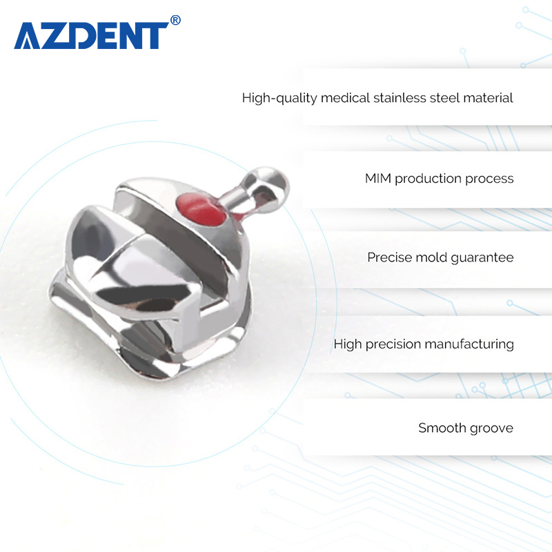 Wholesale Supplier Orthodontic Q Shape Braces Roth/Mbt 022 Dental Brackets