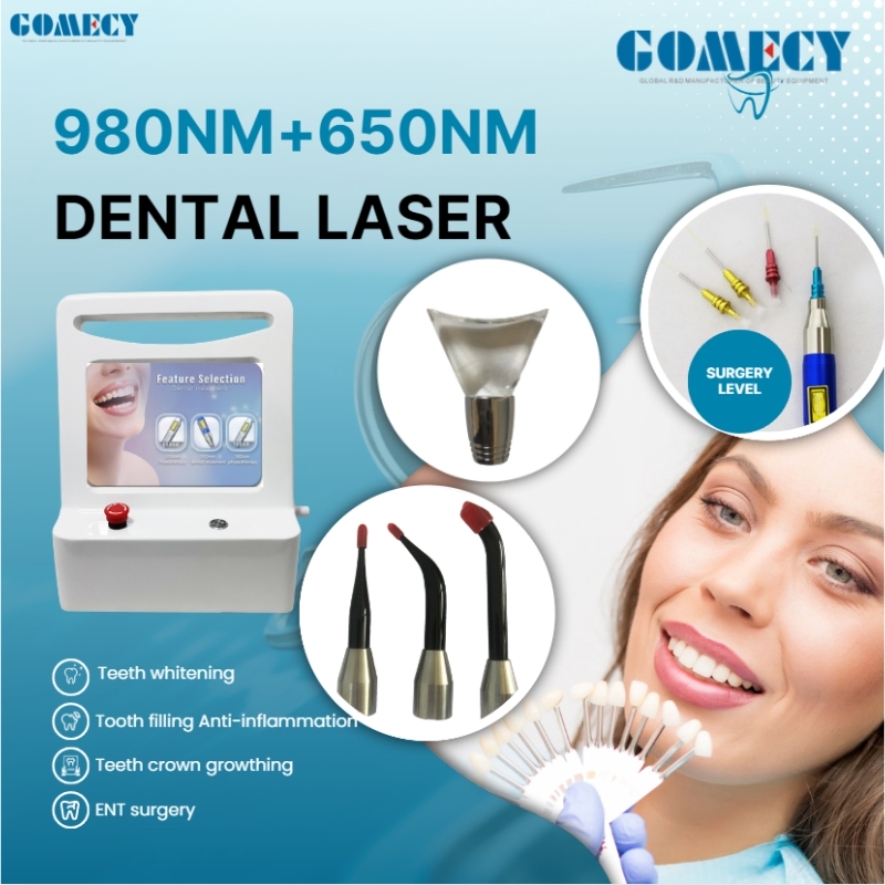 Innovative Multi-Functional Diode Lasers 980nm 1470nm for Painless Oral Inflammation Treatments Device