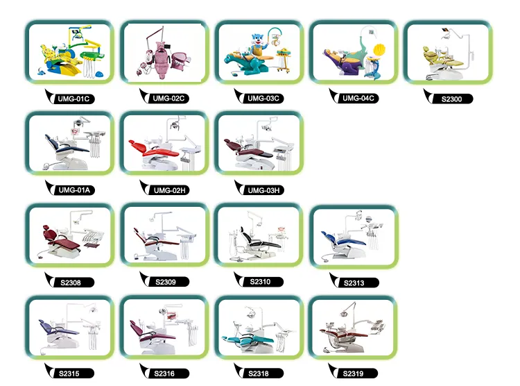 Various Dental Chair Styles