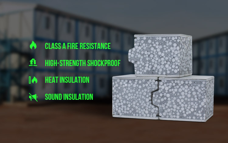 Insulation Sandwich Panel Prefabricated House New Building Materials