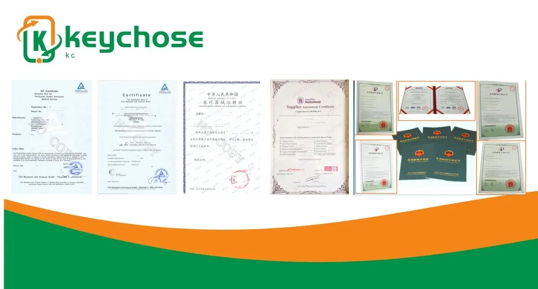 CE and ISO Certifications