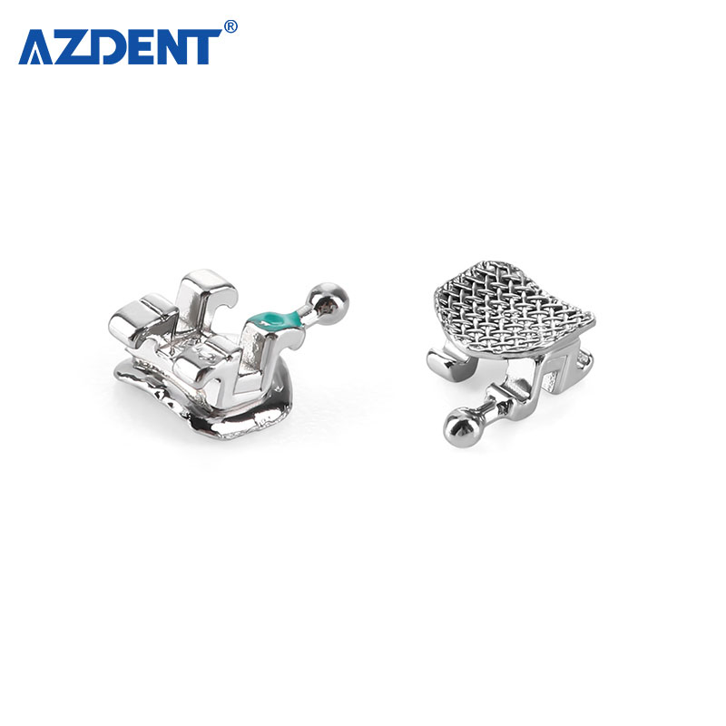 Azdent Dental Standard Roth 022/Mbt 018 Split Welding Straight Wire Orthodontic Brackets