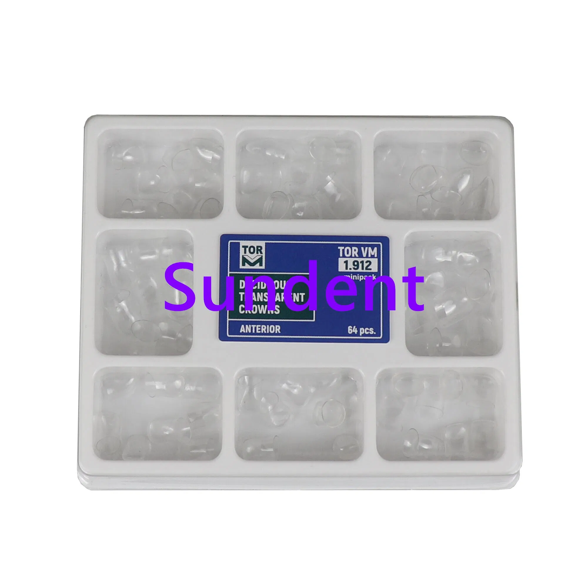 Dental Adult and Child Transparent Crown Teeth Temporary Crown Dental Material