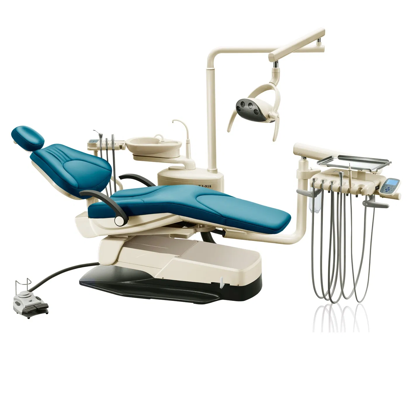 3-Memory Program Dental Chair Unit with LED Sensor Lamp