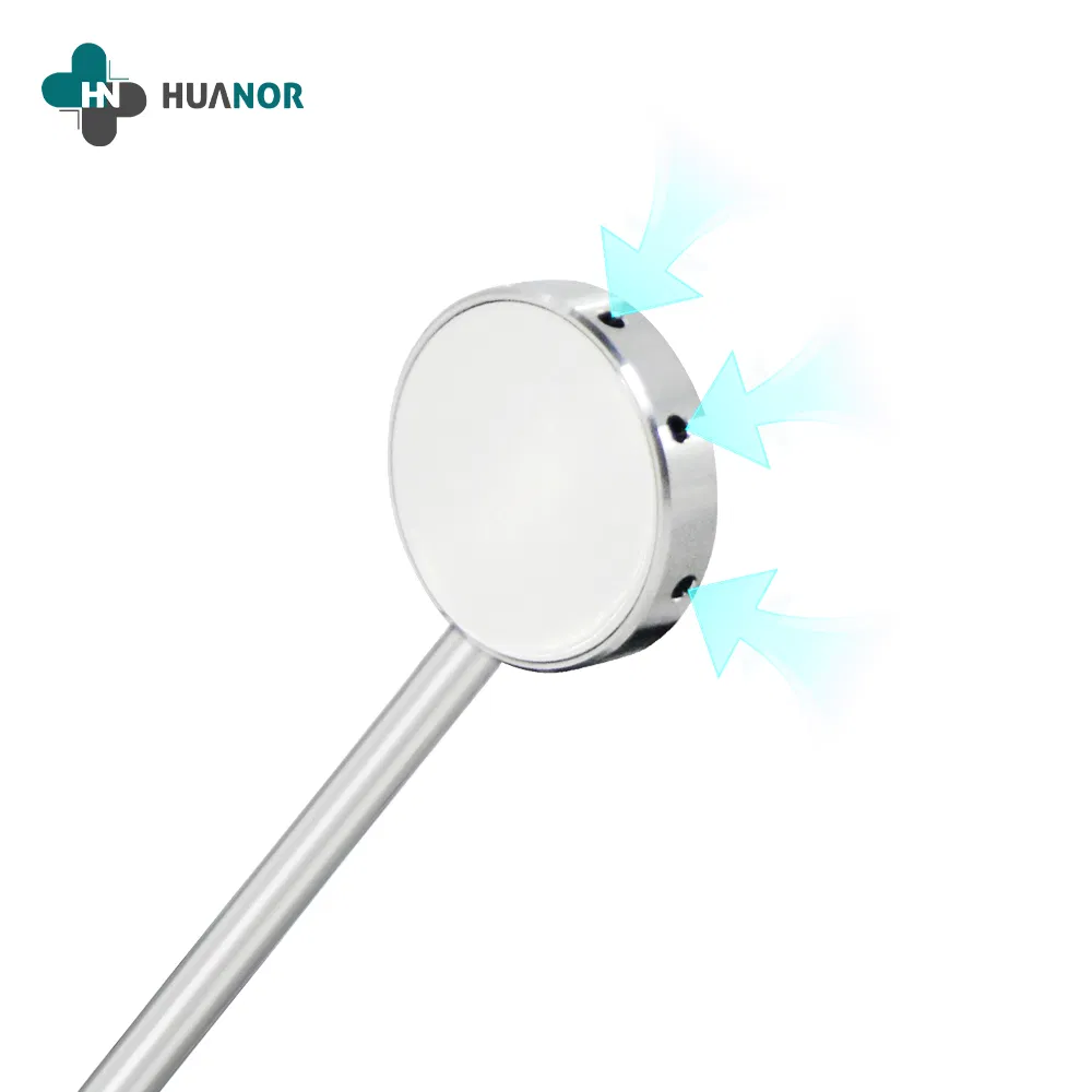 Dental Anti-Fog Suction Mirror System with Suction &amp; Anti-Fog Coatingpremium Stainless Steel Set