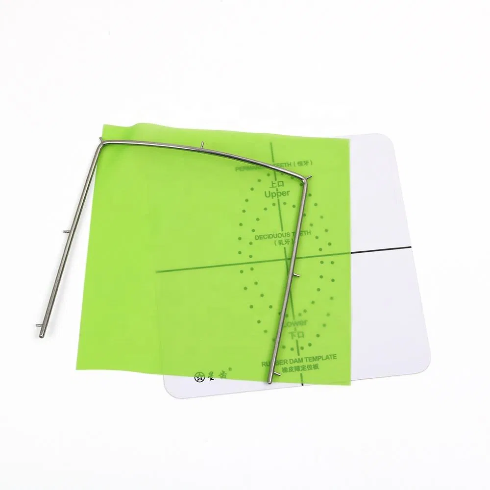 Stainless Steel Rubber Dam Clamps Punch Plier Endodontic Dental Isolation Instruments Set