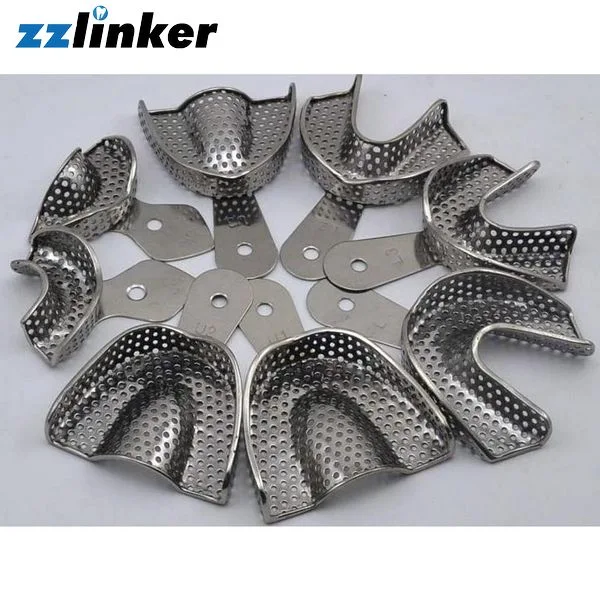 LK-E105A Stainless Steel Dental Teeth Whitening Impression Mouth Trays