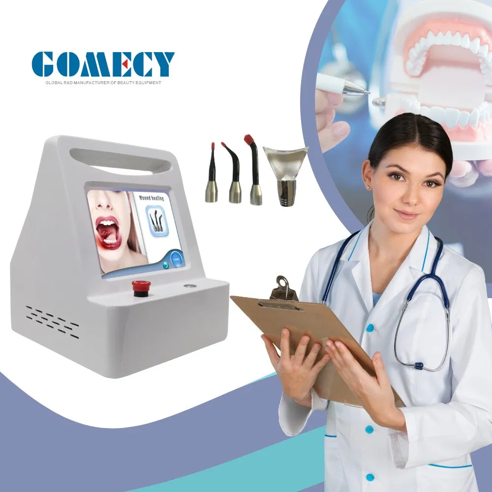 980 1470 Nm 650nm Soft Tissue Dental Diode Laser for Oral Surgery Fiber Dental Laser Machine Double-Wavelength Equipment