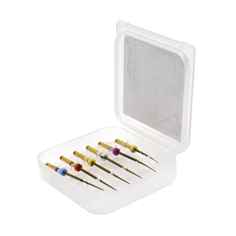 CE Dental Material Super File Gold Endodontic 21mm 25mm Endo Rotary Flexible Niti Files