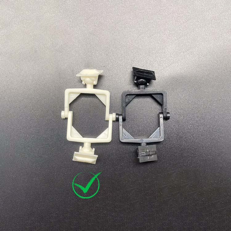 Black-and-White Angled Disposable Plastic Dental Articulator