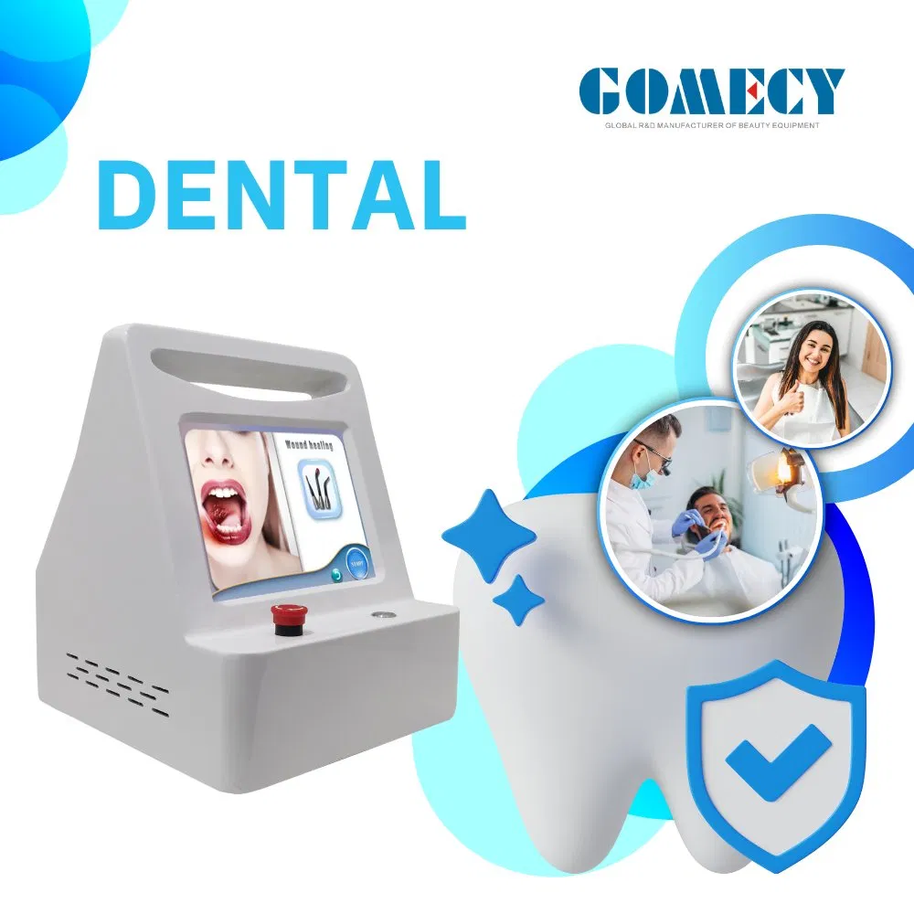 Diode Laser Surgery Tooth Whitening Oral Therapy Dental Machine/810nm 980nm Physiotherapy Treatment Pain Wound Healing Laser