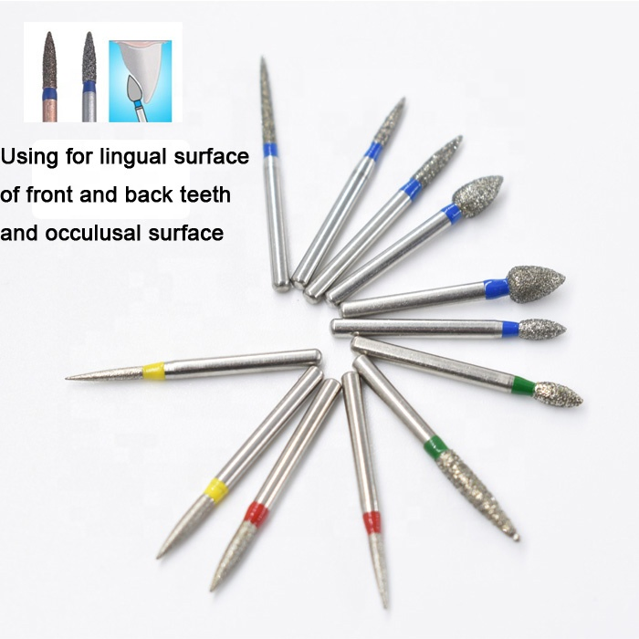 Dentist Dental Diamond Burs Multiple Size Fo Series