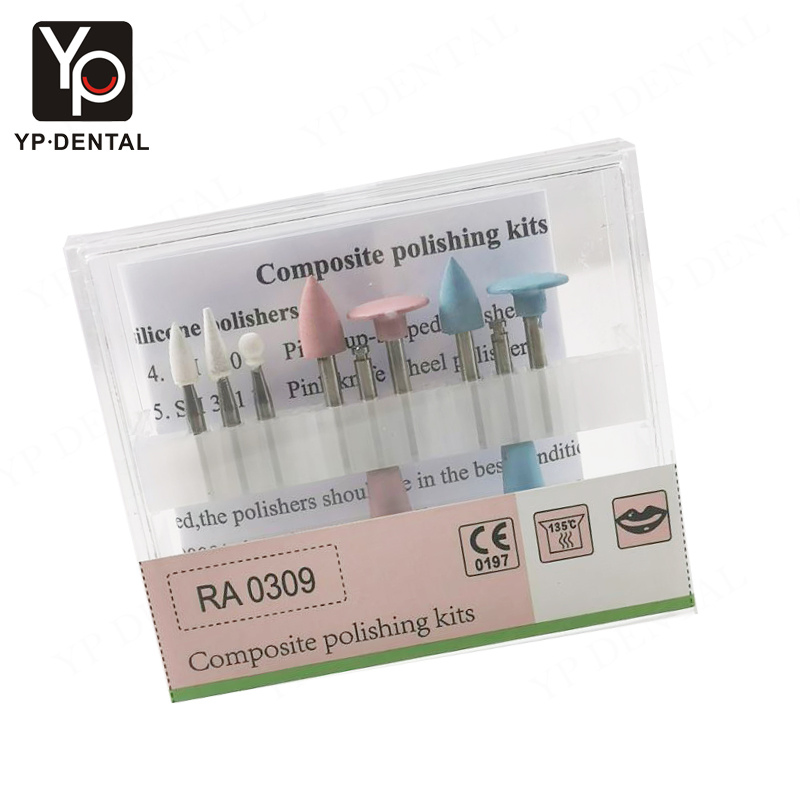 Disposable Dental Areal Abrasive Polishing Kit for Low Speed Handpiece
