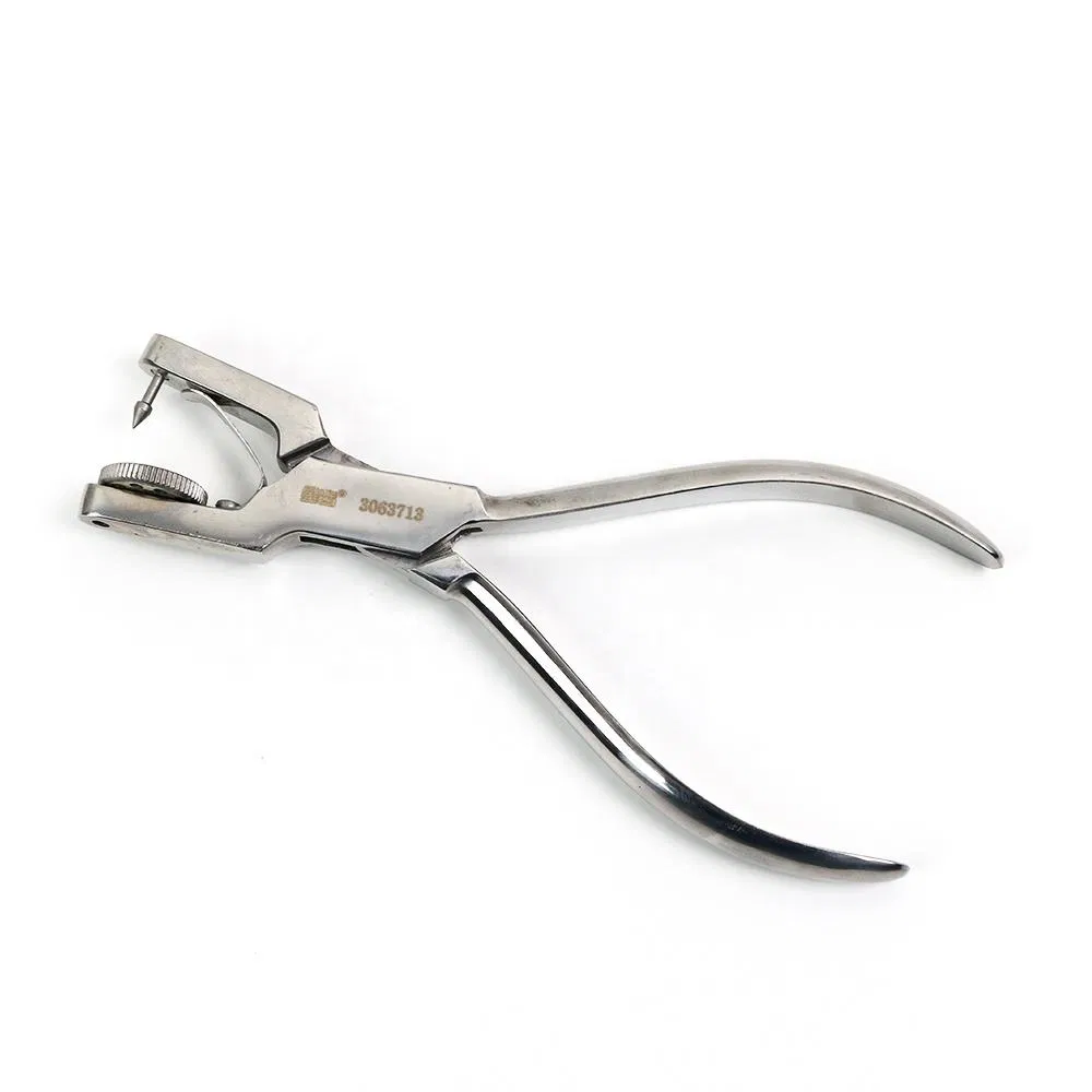 Stainless Steel Rubber Dam Clamps Punch Plier Endodontic Dental Isolation Instruments Set