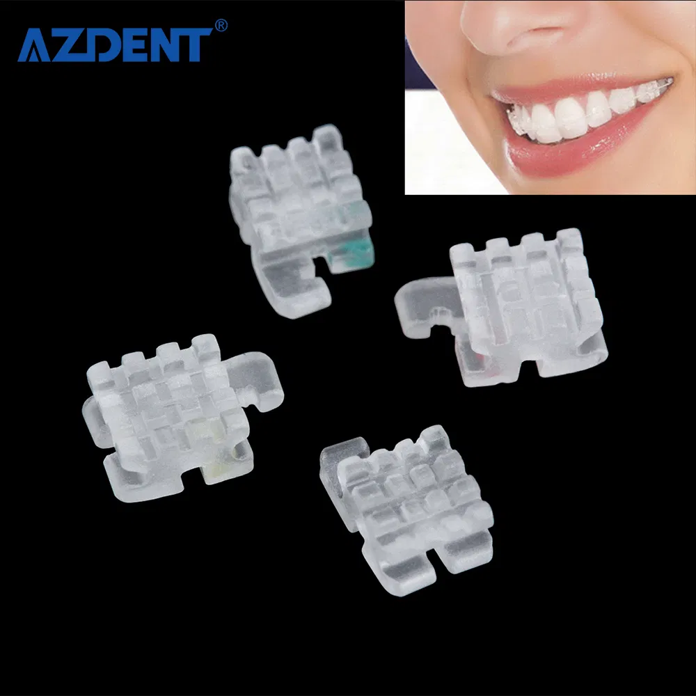Factory Price Dental Mesh Base Roth 022 Ceramic Orthodontic Bracket