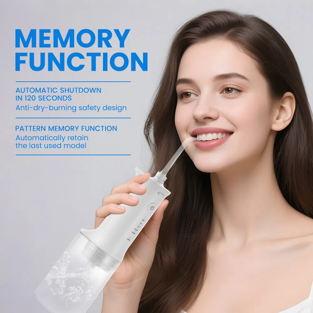 Cordless Water Flosser with 5 Modes OEM/ODM Portable Oral Irrigator Manufacturer