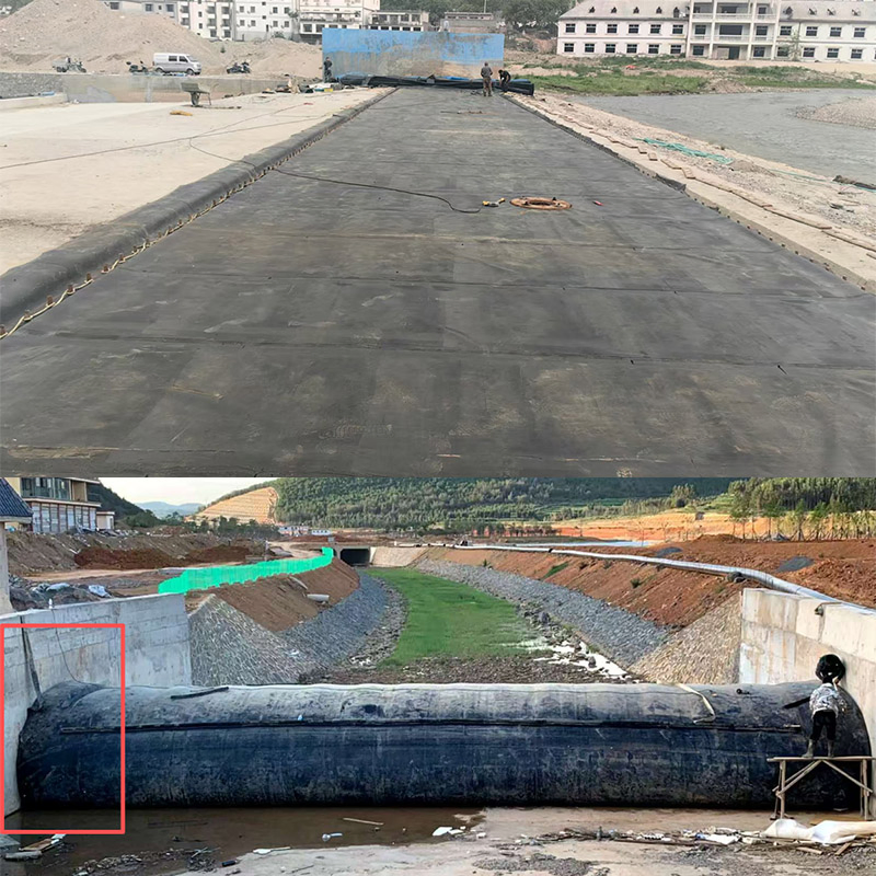 Stop Flood Barrier Protection Install System Rubber Bladder Body Bladder Side Rubber Dam Kit (Cofferdam) Rubber Dam Accessories