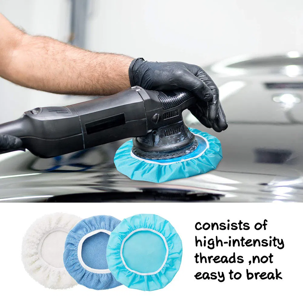 Custom Car Detailing Kit Car Buffer Polisher Pad Bonnet Microfiber Bonnet Polishing Bonnet Buffing Pad Cover