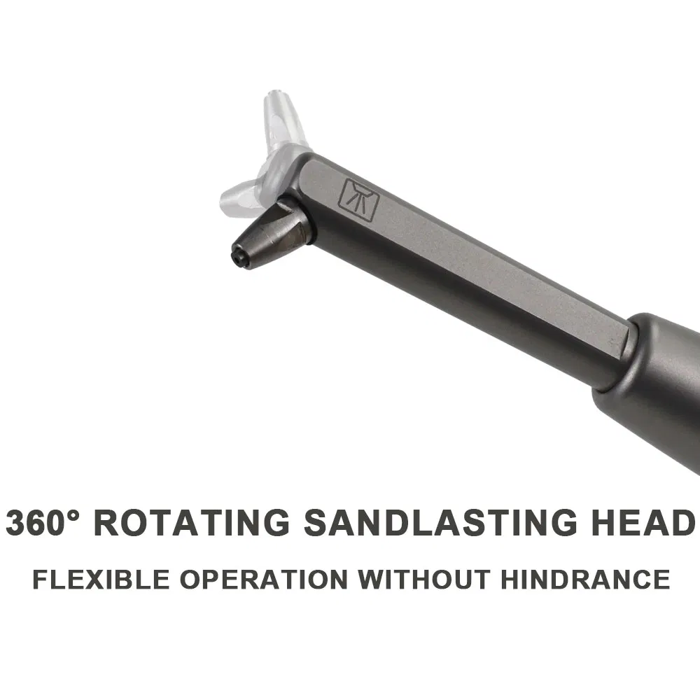 Dental New Design Air Polisher 2in1 Aluminum Oxide Air Abrasion Master Sandblaster Device Air Flow with Water Spray Teeth Whitening Sticker