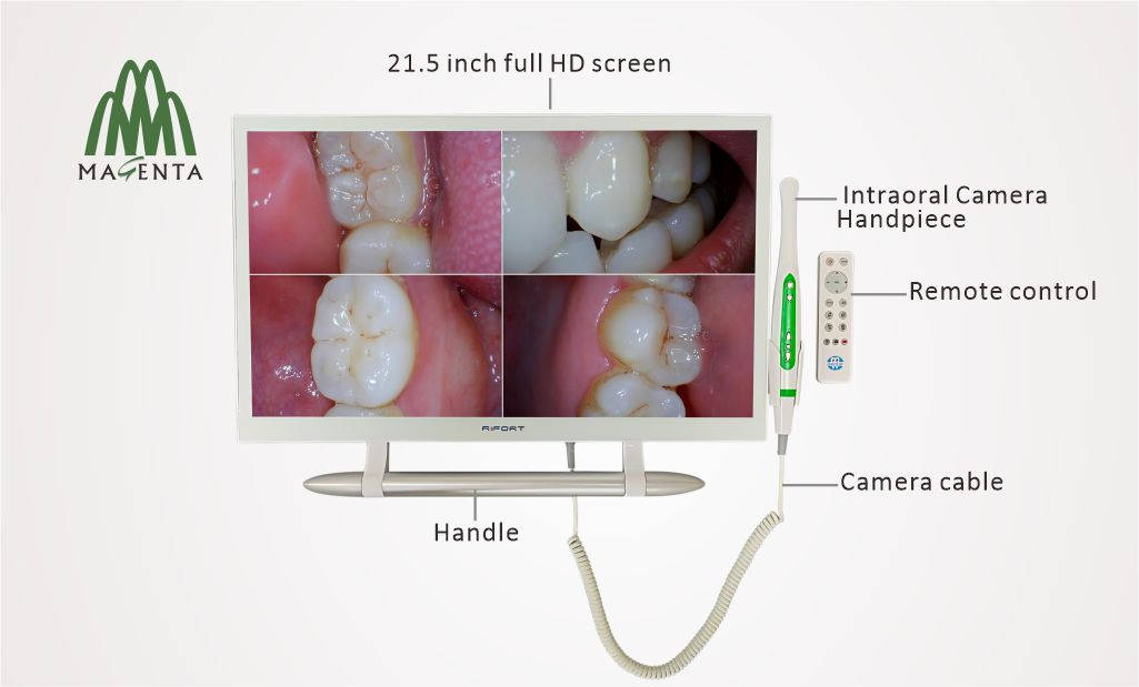 21.5 Inch Monitor and Full HD Intraoral Camera for Dental Chair