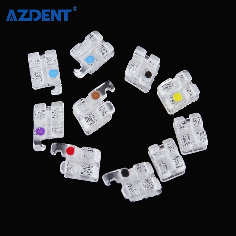 New Type Dental Invisible Monocrystalline Sapphire Mini Roth 022 Orthodontic Brackets
