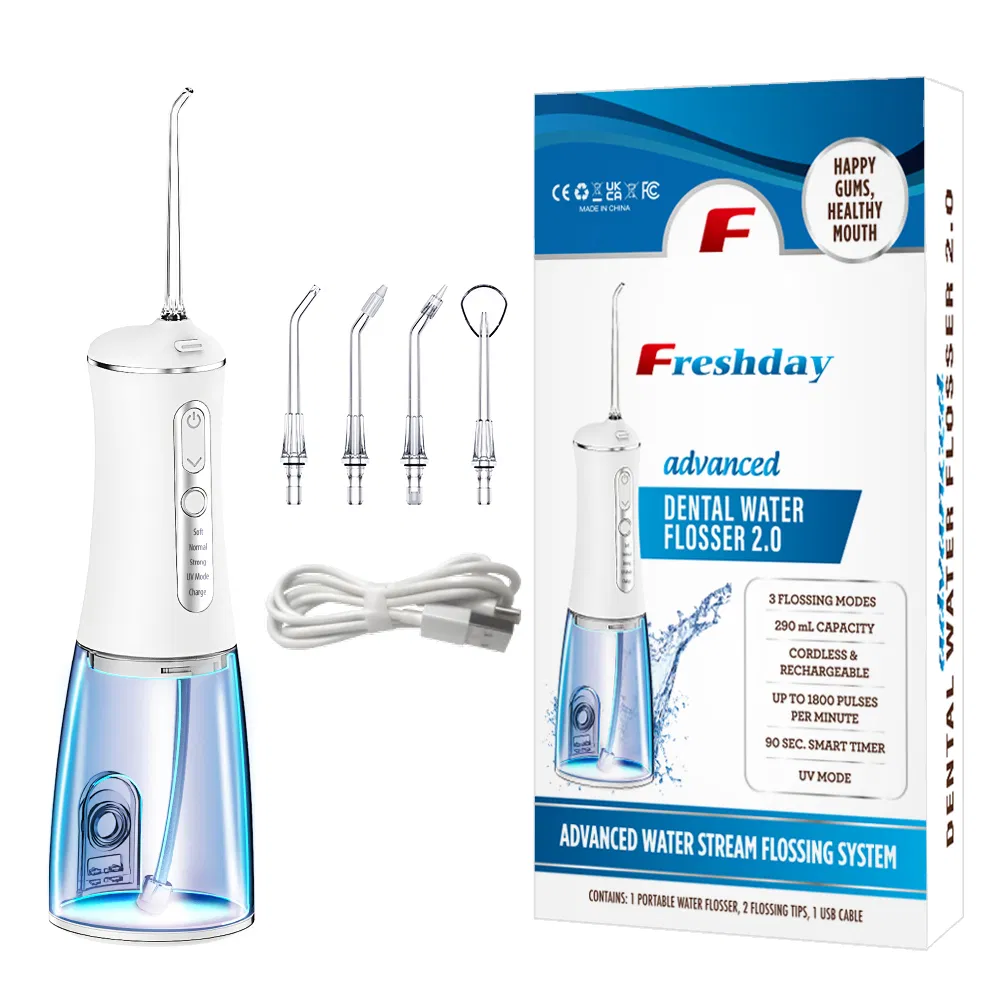 Wholesale Top Electric Waterproof Rechargeable Oral Irrigator Removal Dental Plaque Water Flosser Factory
