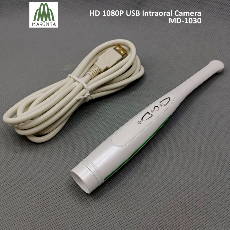 Magenta New USB Wire 1080P Intraoral Camera Factory Price Support Twain