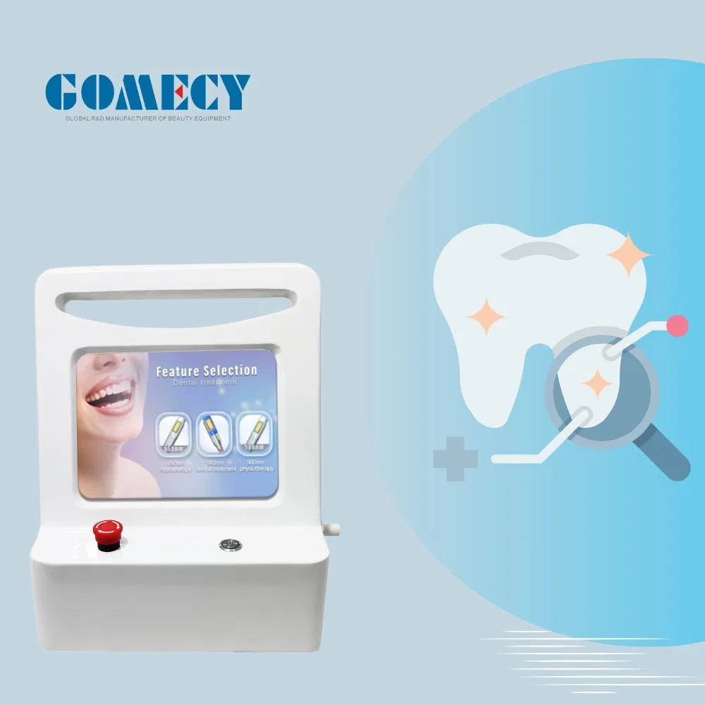 Dental Diode Laser with 450nm 650nm 980nm in Laser Dentistry