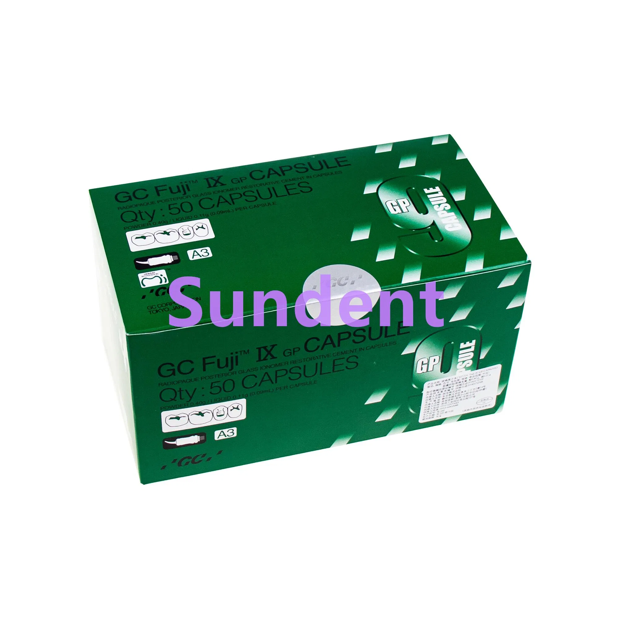 Dental Composite Materials Original Gc FUJI IX Capsule Glass Ionomer Cement 50PCS/Box