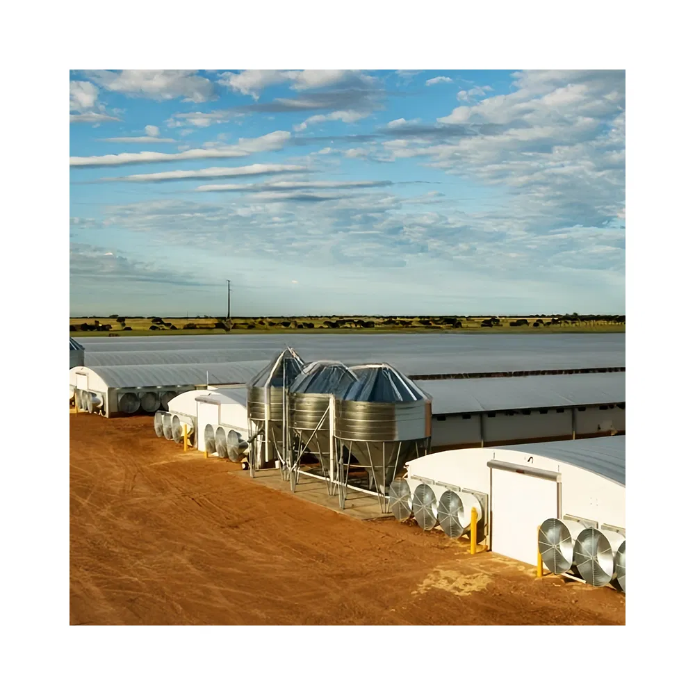 Granular Powder Material Temporary Storage Tank Discharges Materials Efficiently