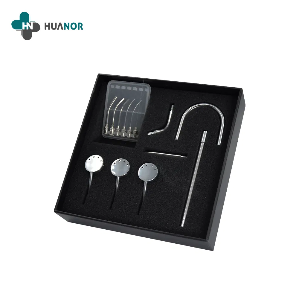Dental Anti-Fog Suction Mirror System with Suction &amp; Anti-Fog Coatingpremium Stainless Steel Set