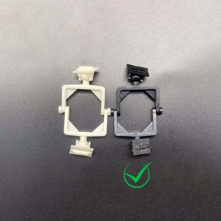 Black-and-White Angled Disposable Plastic Dental Articulator