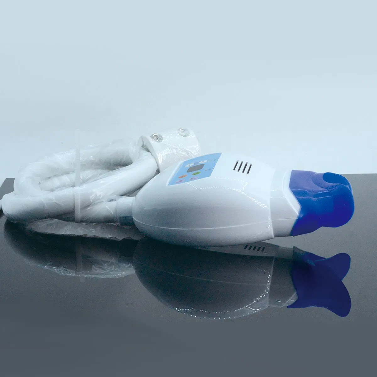 Compact Blue Light Teeth Whitening LED Device for Personal Care