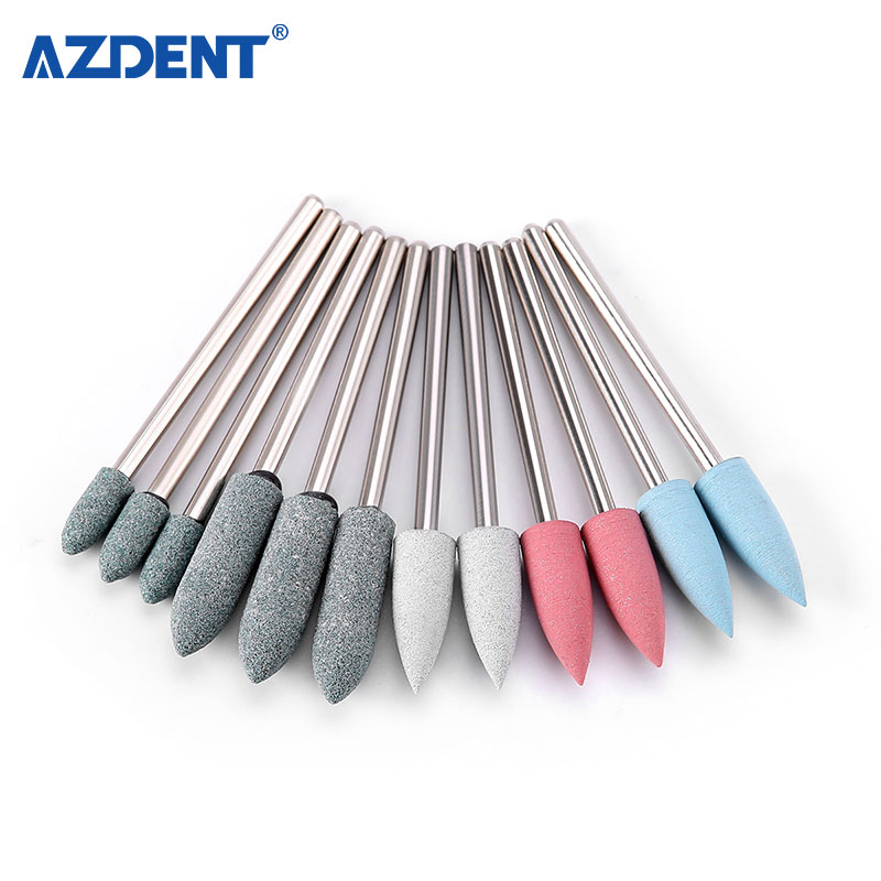 Azdent Dental Lab Polishing Heads Kit for Ceramics Porcelain