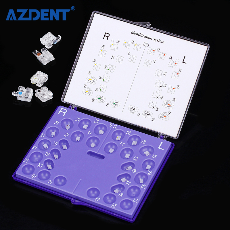 New Type Dental Invisible Monocrystalline Sapphire Mini Roth 022 Orthodontic Brackets