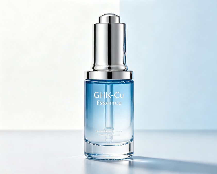 GHK-Cu Blue Copper Peptide Serum Anti Aging Repair Skin Barrier Hydrating Anti Wrinkle Facial Essence Liquid