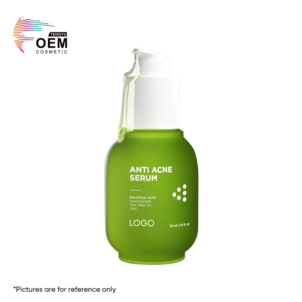 Facial Serum Manufacturer Tea Tree Oil Cleanses Pores Smooth Wrinkles Blemish-Prone Skin Private Label Acne Scars Serum for Face