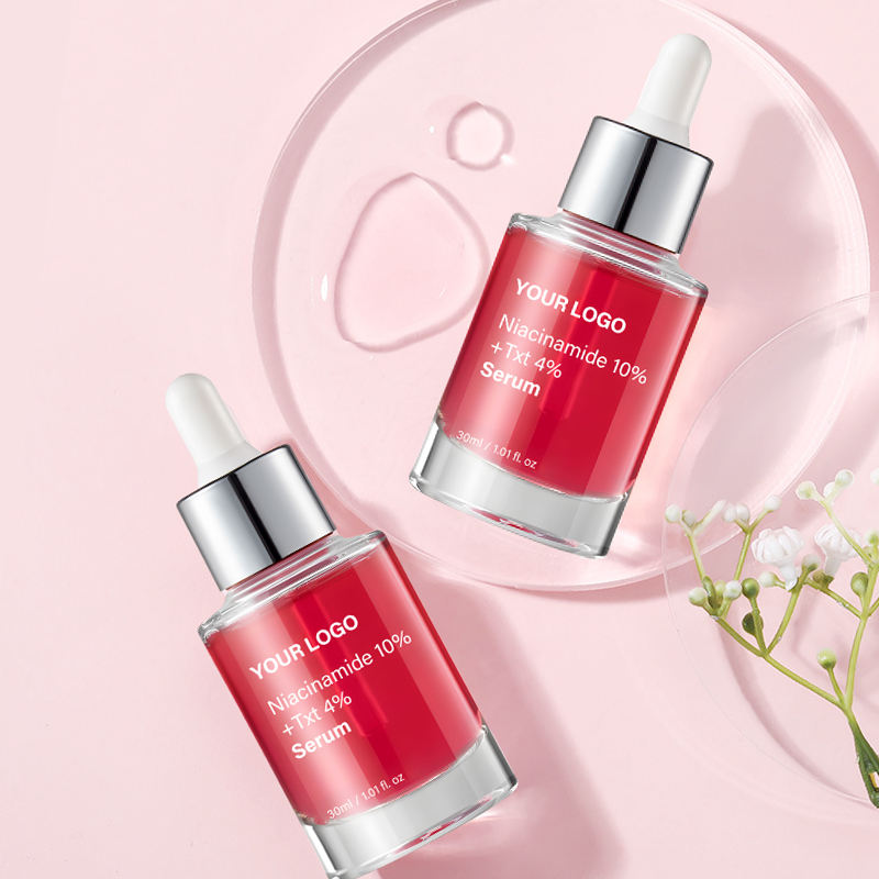 OEM Private Label TXA 4% + Niacinamide + Hyaluronic Acid Korea Face Serum Organic Anti-Aging Anti-Wrinkle Whitening Hydrating