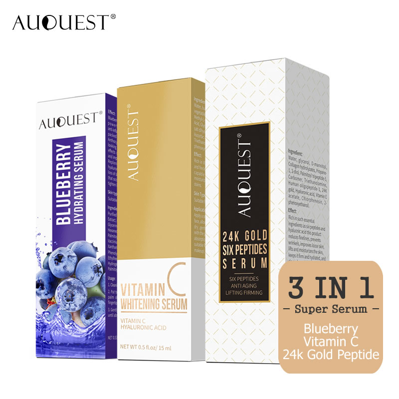 OEM Private Label Organic Moisturizing Pure Hyaluronic Vitamin C Facial Serum Collagen Copper Peptide Rose Face Essence
