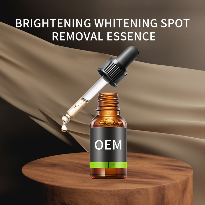 OEM Custom Whitening Serum Brighten Skin Tone Fade Spots Rejuvenation Arbutin Niacinamide Vitamin c Whitening Essence
