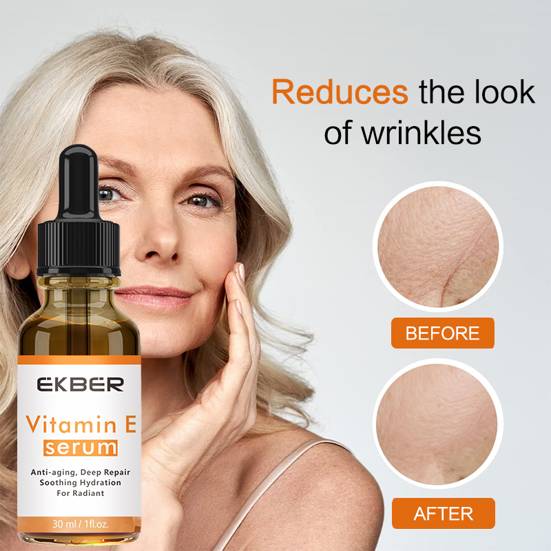 Skin Care Lightening Facial Serum Anti Aging Anti Wrinkle Firming Hyaluronic Acid Vitamin E Face Serum