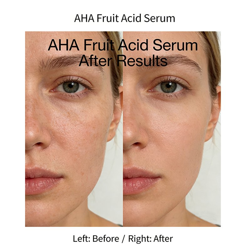 Ls153 Private Label Aha Serum for Exfoliating Brightening and Oil Control Cosmetics