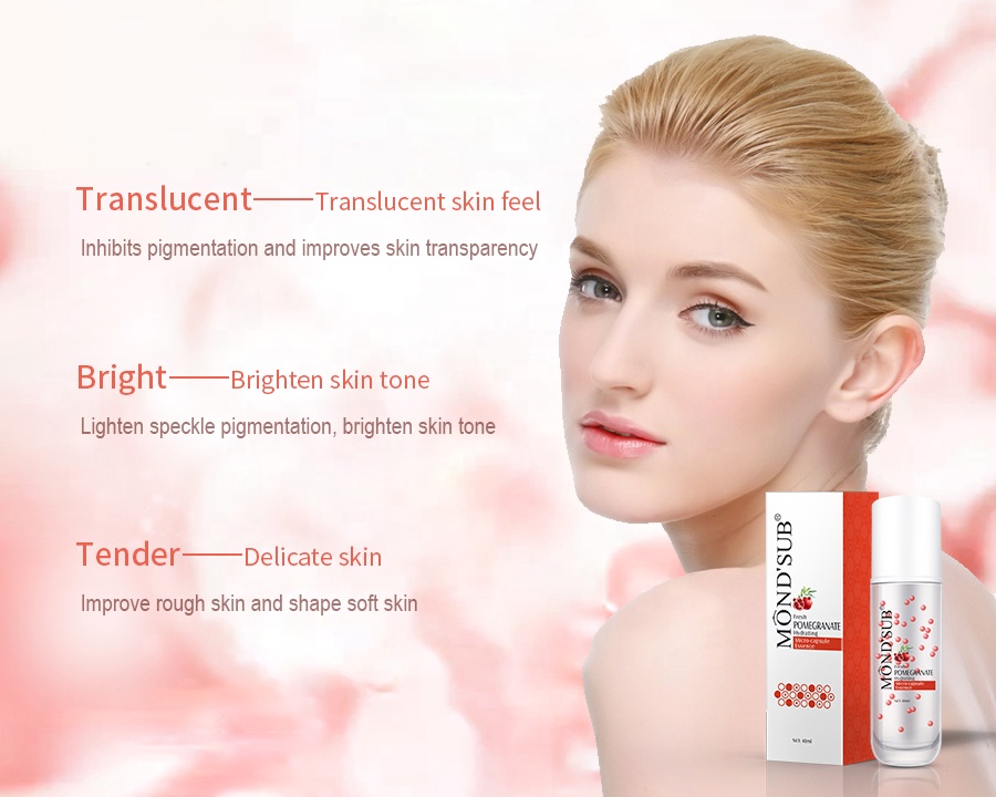 Private Label Custom Oem Pomegranate Multi Micro Capsule Serum Anti Wrinkle Skin Care Organic Lift Face Serum Cosmetics